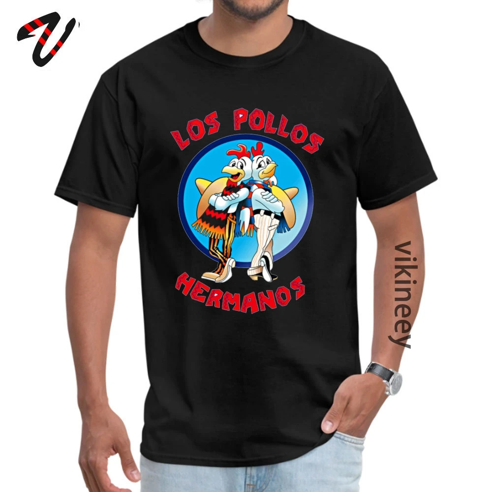 Футболка Phos мужская с круглым вырезом модная тенниска из хлопчатобумажной ткани