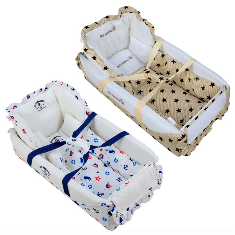 Стандартная портативная детская кроватка складная игровая кровать люлька для