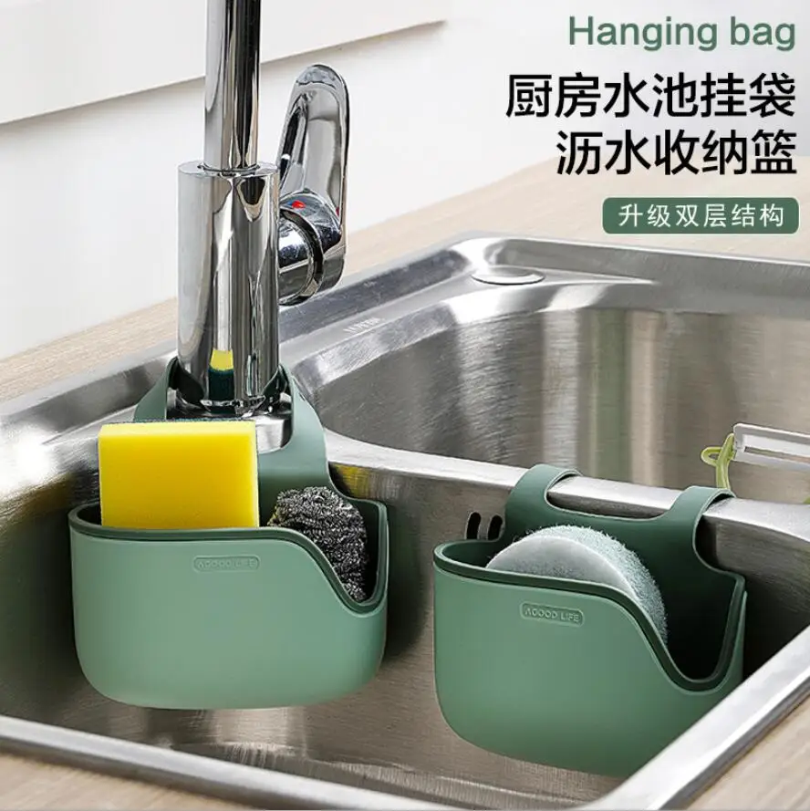 

Adjustable Sink Shelf Soap Sponge Drain Rack Storage Basket Faucet Holder Bathroom Holder Sink Kitchen Accessories Tools H0029