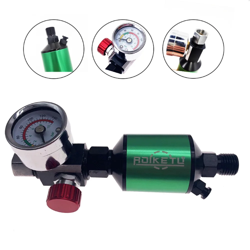 

Oil-Water Separator Air Filter Pneumatic Spray Gun Pressure Regulator Gauge Control Valve Pneumatic Tool Accessories