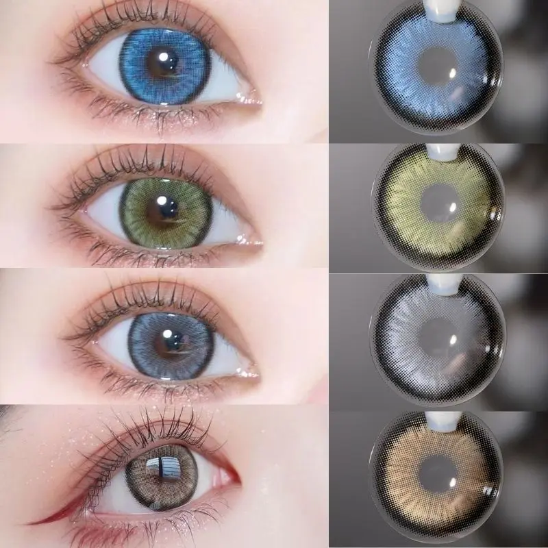 uyaai 2pcspair vampire series twilight eyes vampire eyes red lenses coloed contact lenses for cosplay natural color lens free global shipping