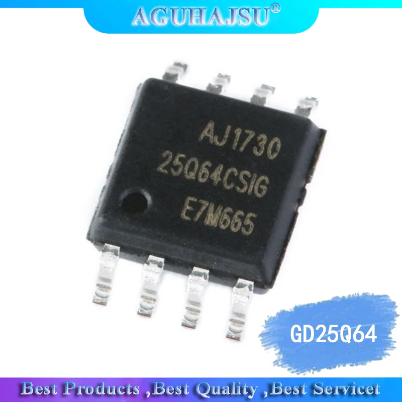 5 шт./лот GD25Q64 SOP 25Q64 GD25Q64BSIG 25Q64BSIG SOP8 64 Мбит флэш-память оригинальная аутентичная