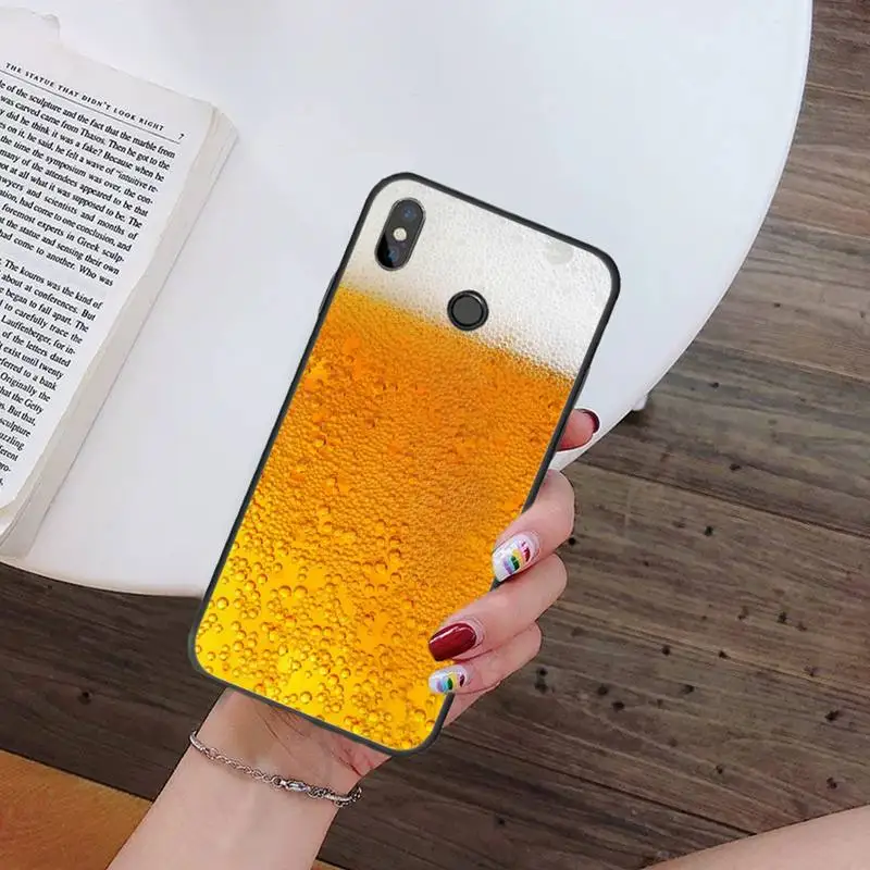 

Beer Alcohol Vodka luxury cover luxury Phone Case funda For Xiaomi Redmi note 7 8 9 t k30 max3 9 s 10 pro lite protective shell