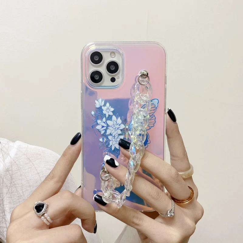 

Colorful Butterfly Bracelet mobile phone case For Iphone7 7Plus X XR XSmax 11 11Pro 11Promax 12 12mini 12Promax