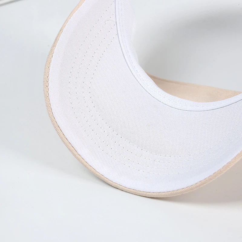 

Summer Sun Hat Ladies Korean Leisure Foldable Cycling Men and Women Embroidered Letters Portable Empty Top Hat