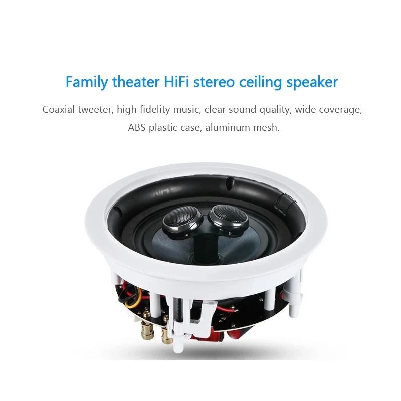 

Ceiling Speaker High Quality Sound 8 Ohm 205mm Cut Out Size Dual Voice Coil 6.5 Inches/ 8 Inches Smallpox Horn