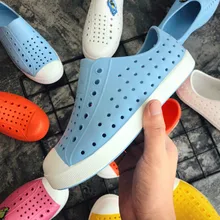 Новинка года; детская обувь из прозрачного пластика; обувь из Крока; Scarpe; детские ботинки для сада; пляжные сабо из ПВХ