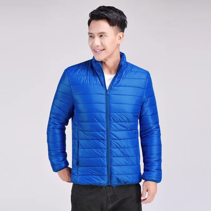 Winter New Male Down Cotton-padded Jacket Coat Of Cultivate one's Morality Short Paragraphs Ultra-thin Collar Movement jacket