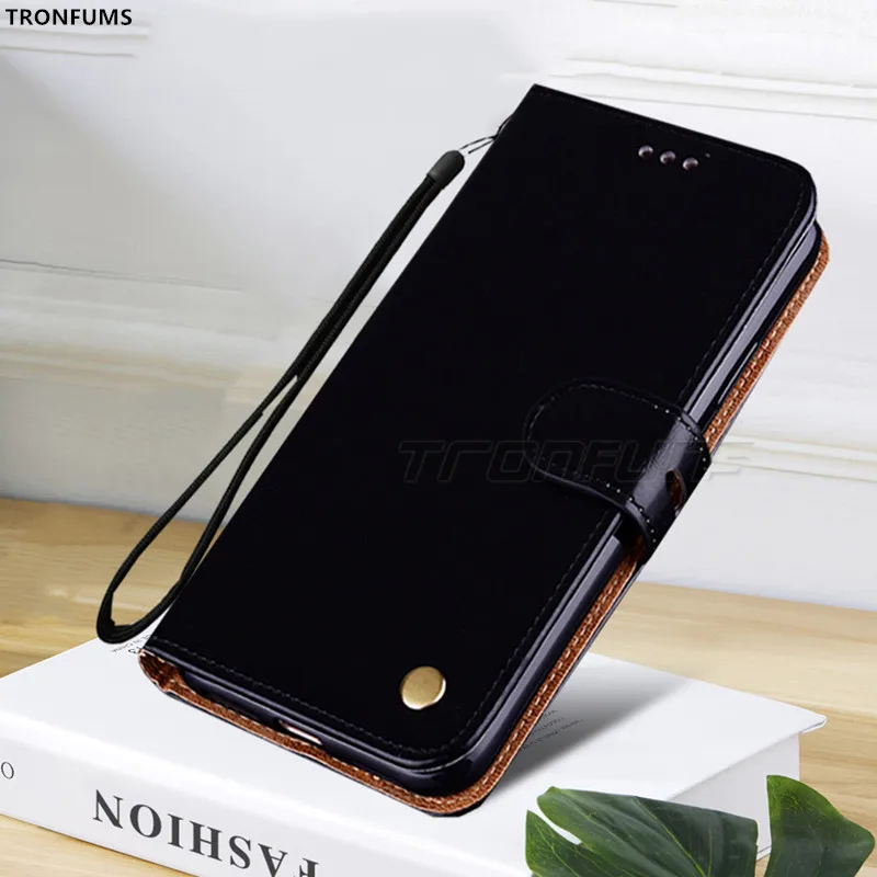 Роскошный кожаный флип чехол для Xiaomi Redmi Note 7 бумажник с подставкой карт Магнитный