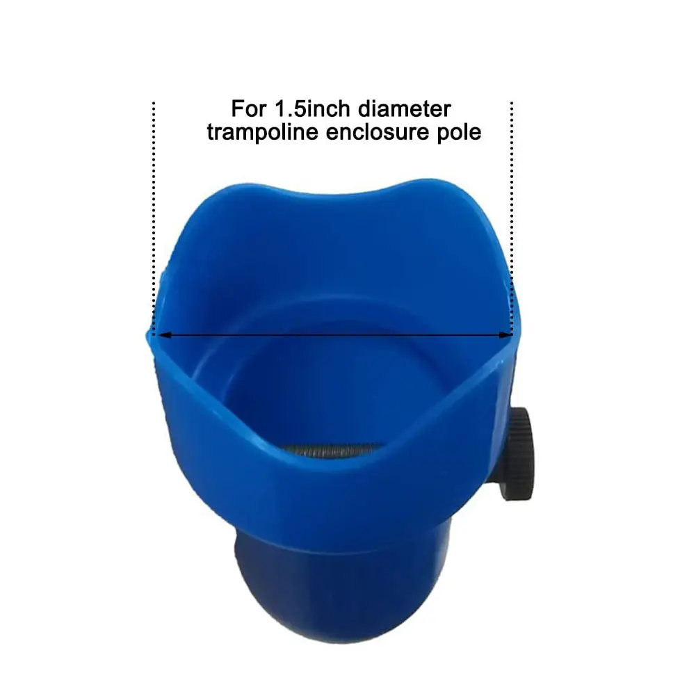 

8PCS Trampoline Protective Cover Cap Trampoline Net Protective Cover Trampoline Pole Cap For Net Hook For Trampoline Blue