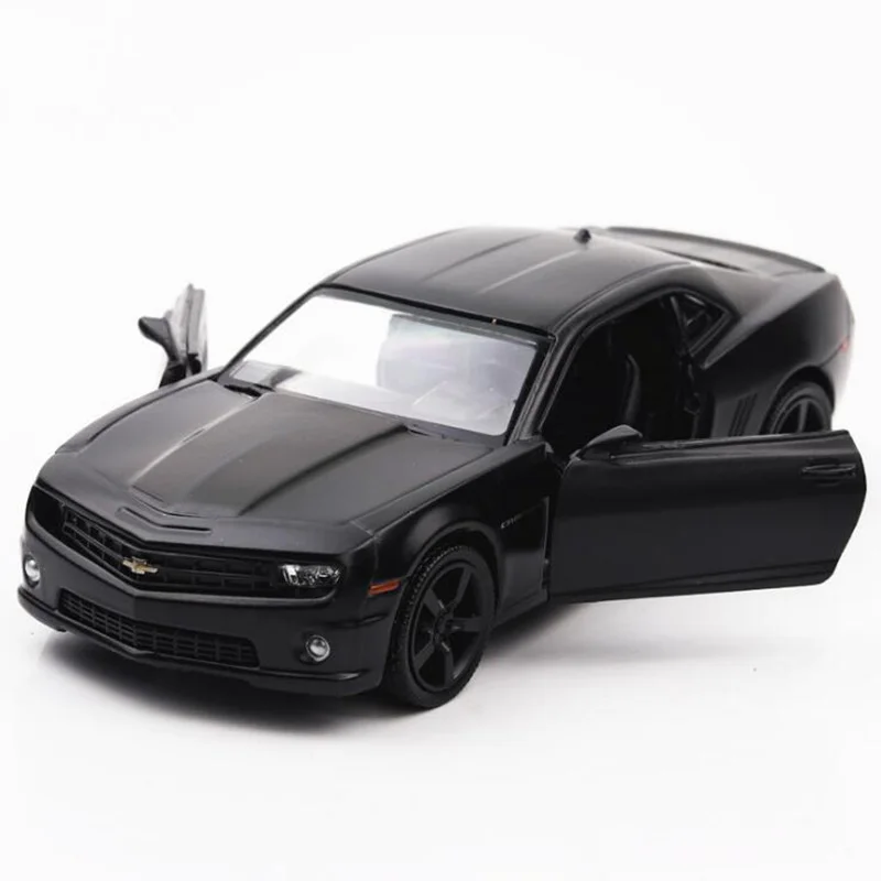 black 12,8 см масштаб 1/36 металлические красного цвета сплав Камаро гоночный автомобиль оттяните назад литые Автомобили Модель игрушки для детской коллекции дисплей - Цвет: black