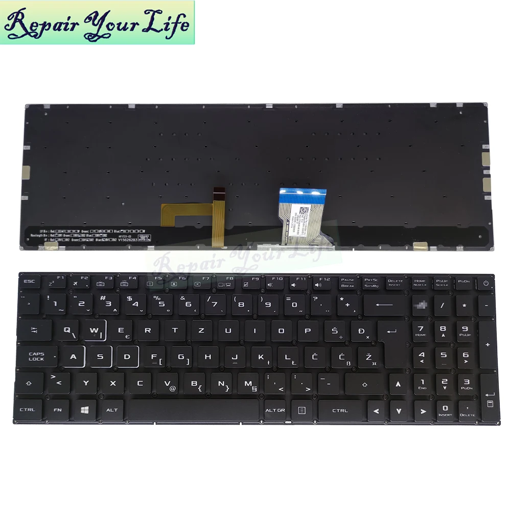 GL702 RGB подсветка Болгарская клавиатура для Asus Strix GL702V GL702VI BA036T ROG геймерская
