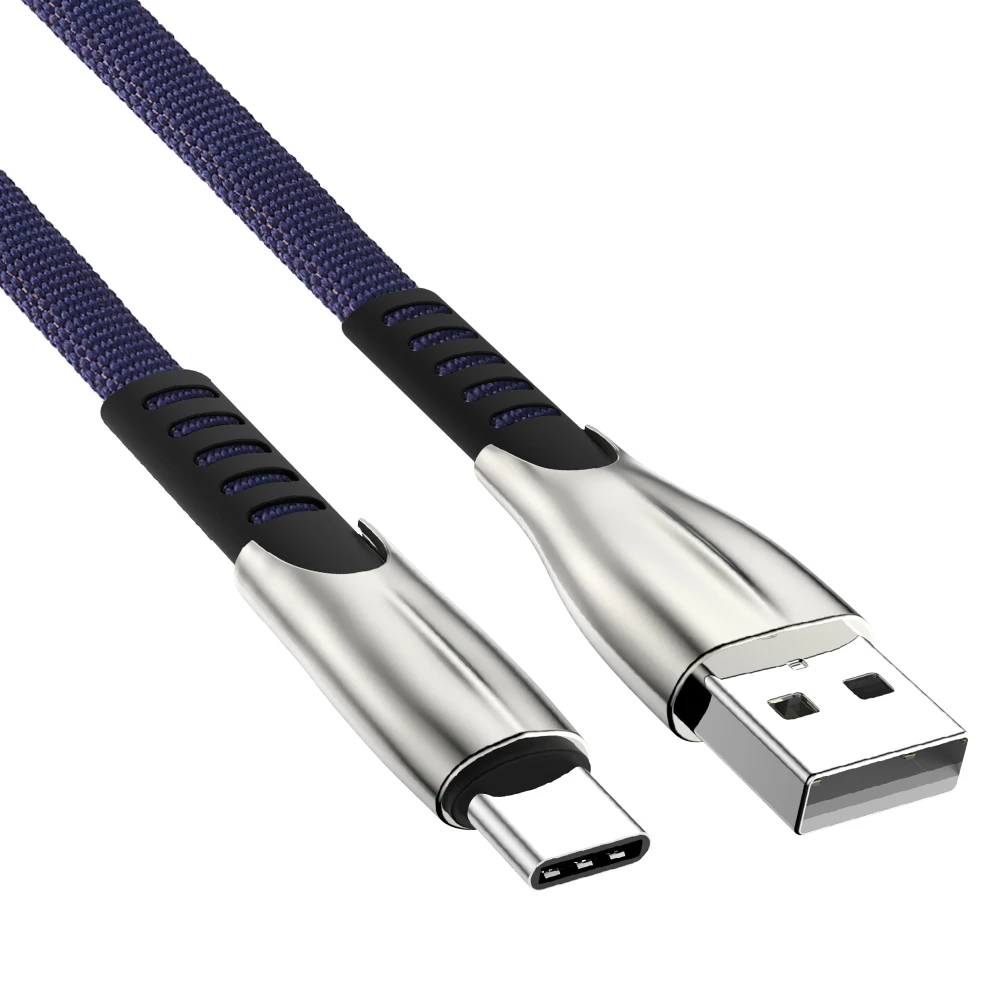 Кабель usb type C для Xiaomi mi 9 Red mi K20 Pro 5A кабель для быстрой зарядки type-c для samsung S8 S9 S10 Plus зарядный шнур для мобильного телефона - Цвет: Синий