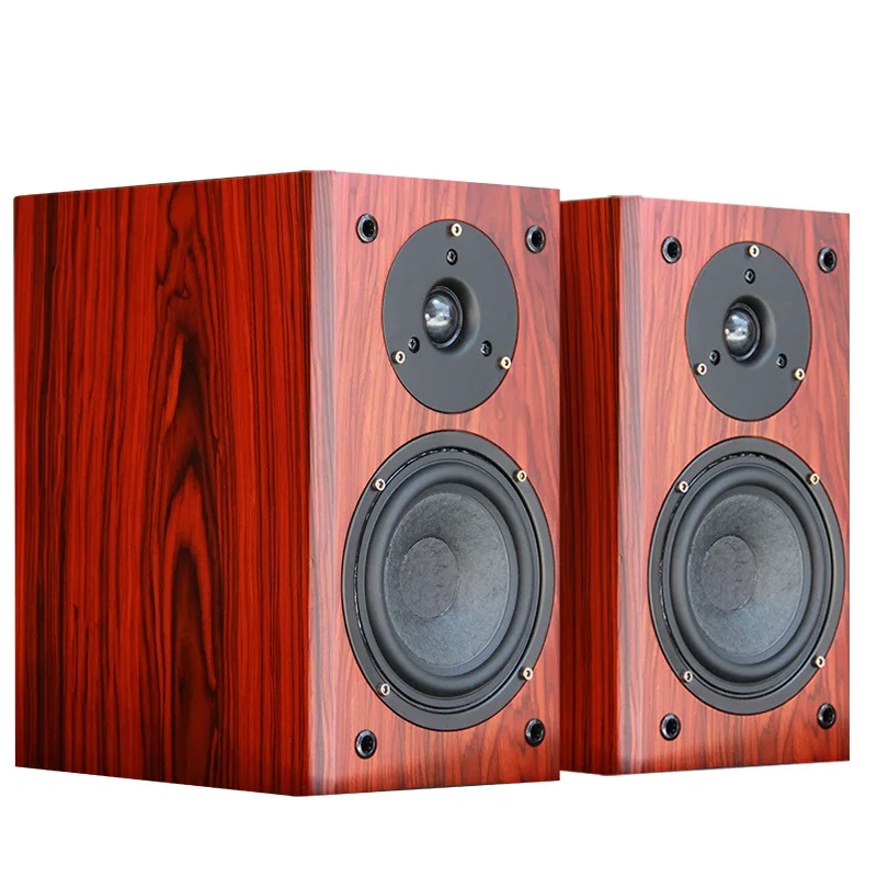

150W 4 ohm 5 inch rosewood veneer speaker fever hifiSQ528 bookshelf speaker 2.0 passive 52Hz~ 20KHz audio wooden pair box