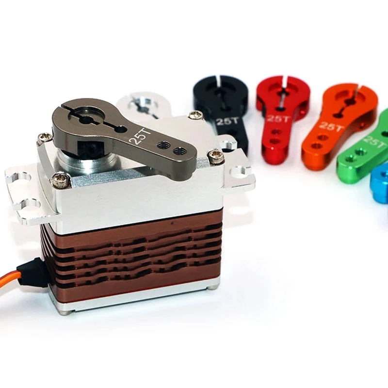 Groothandel 1 шт. 25T M3 Metalen RC сервопривод для Futaba Savox Xcore HL HSP HD Power MG995 MG996R E9001 Прямая