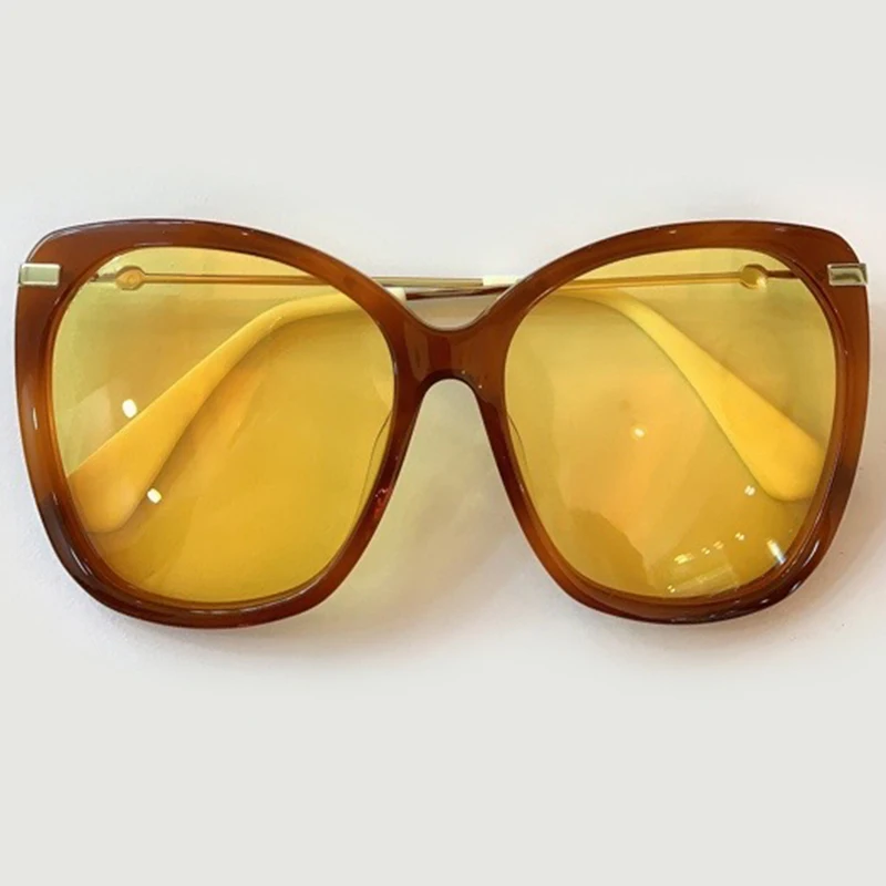Big Cat Eye Sunglasses Women Vintage Luxury Brand Oversized Mirror Sun Glasses Lunette De Soleil Femme