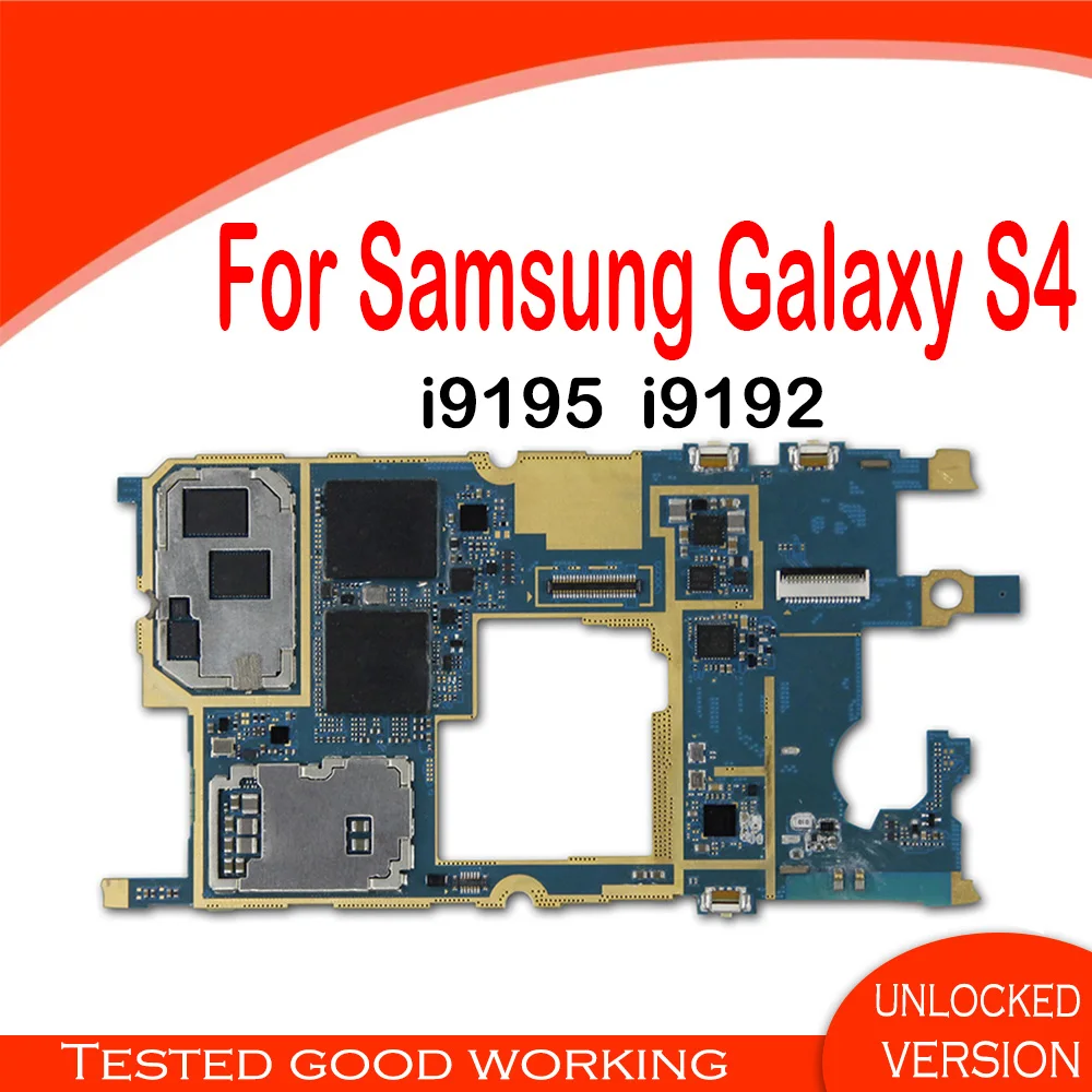 Разблокирована для Samsung Galaxy S4 mini i9195 i9192 i9190 материнская плата с чипом Android