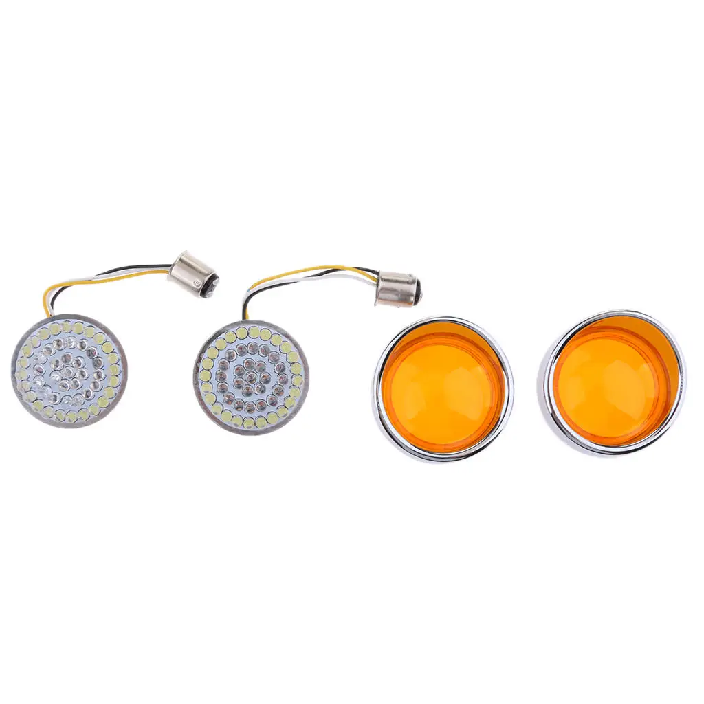 

12V Amber LED Turn Signal Running Lights Insert For
