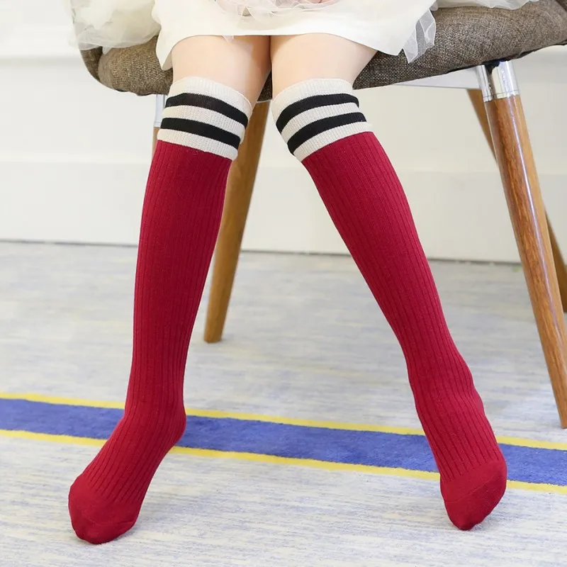 Носки для маленьких мальчиков и девочек модные детские спортивные гольфы