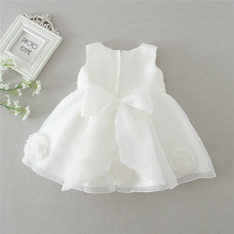Baby Dress Flower Girl Baptism Christening Gowns 1st Birthday Party Wedding Princess Kids Dresses For Girls | Детская одежда и