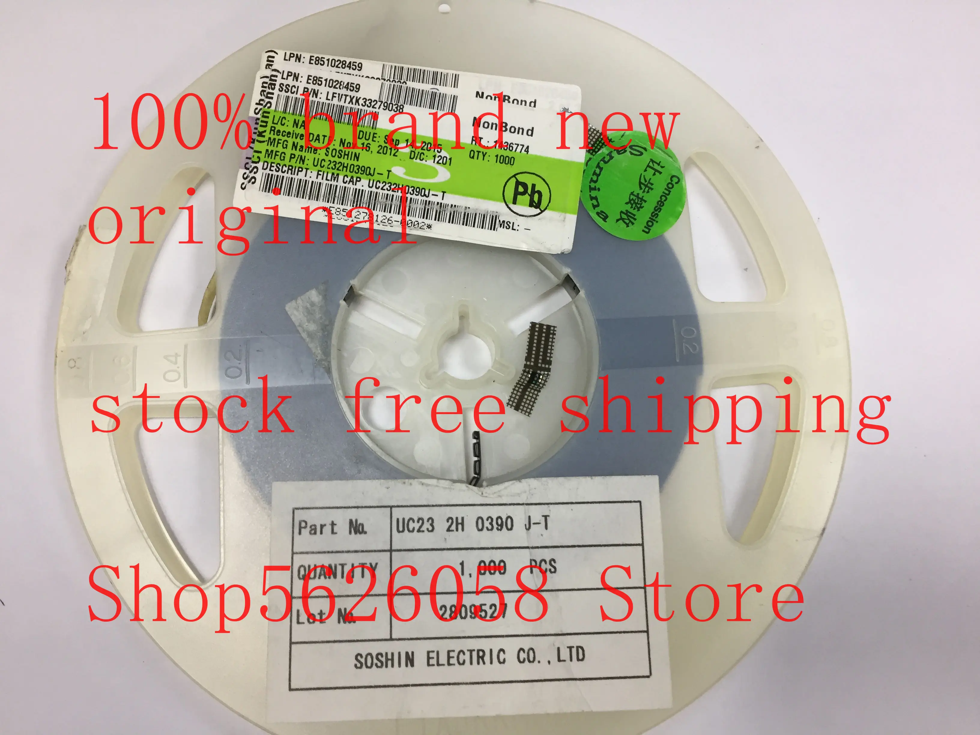 UC232H0390J T SMD 100% новый оригинальный Бесплатная доставка 50 шт 3000 шт./лот в