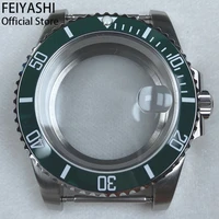 mens watches case parts sapphire crystal 316l stainless steel ceramic bezel for seiko nh35 nh36 8215 dial movement submariner