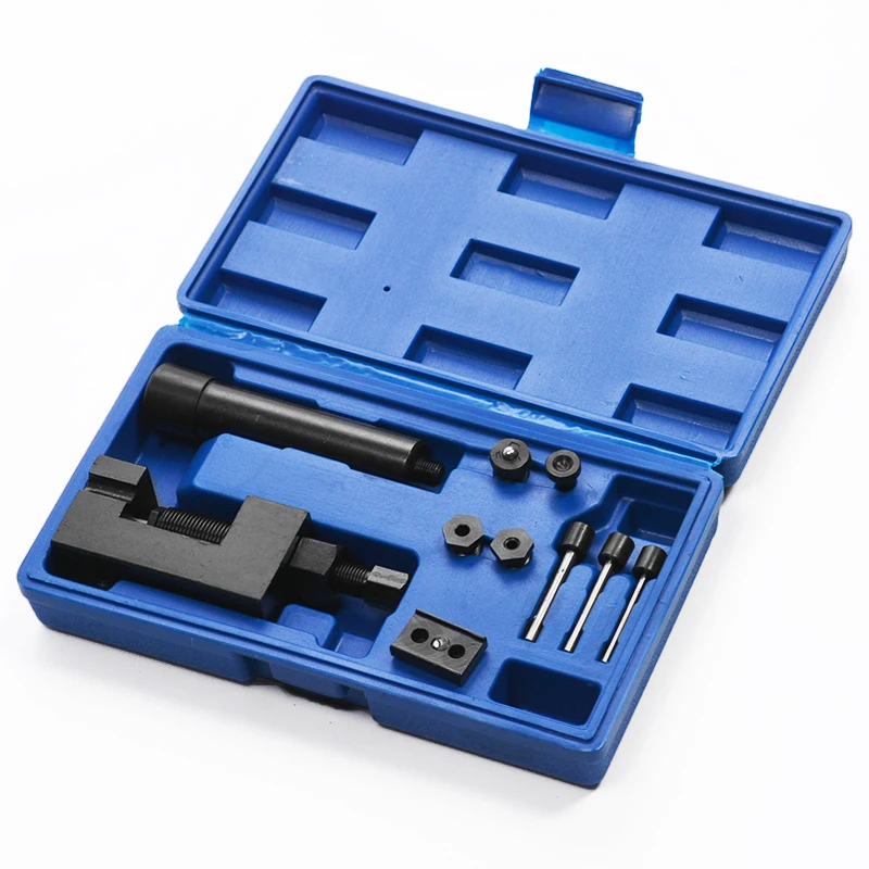 

1 комплект зарубежных Мотоцикл Велосипед Цепи Выключатель Резак заклепочный инструмент комплект 520/525/530/630 цепь клепки металла Аксессуары д...