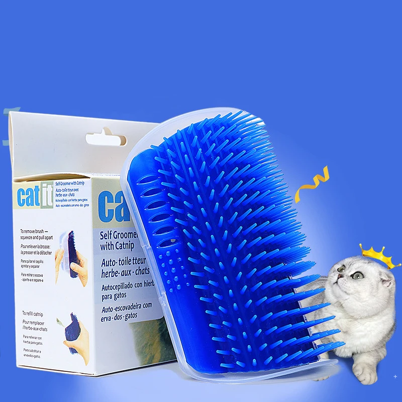 Домашний кошачий настенный угловой Массажер для волос Когтеточка кошек расческа