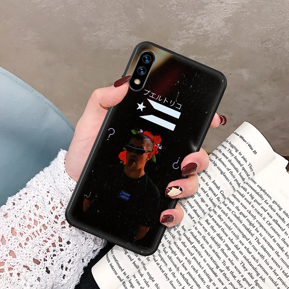 

Bad Bunny X100pre Phone Case For Huawei Honor 6A 7A 7C 8 8A 8X 9 9X 10 10i 20 Lite Pro Play black Shell Pretty Cell Tpu Cover 3D