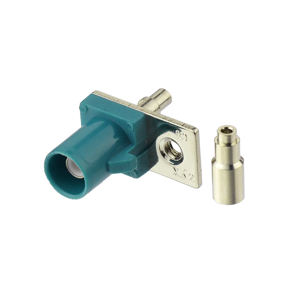 Superbat Fakra Male Waterblue /5021 Neutral Coding Antenna Connectors Front Mount