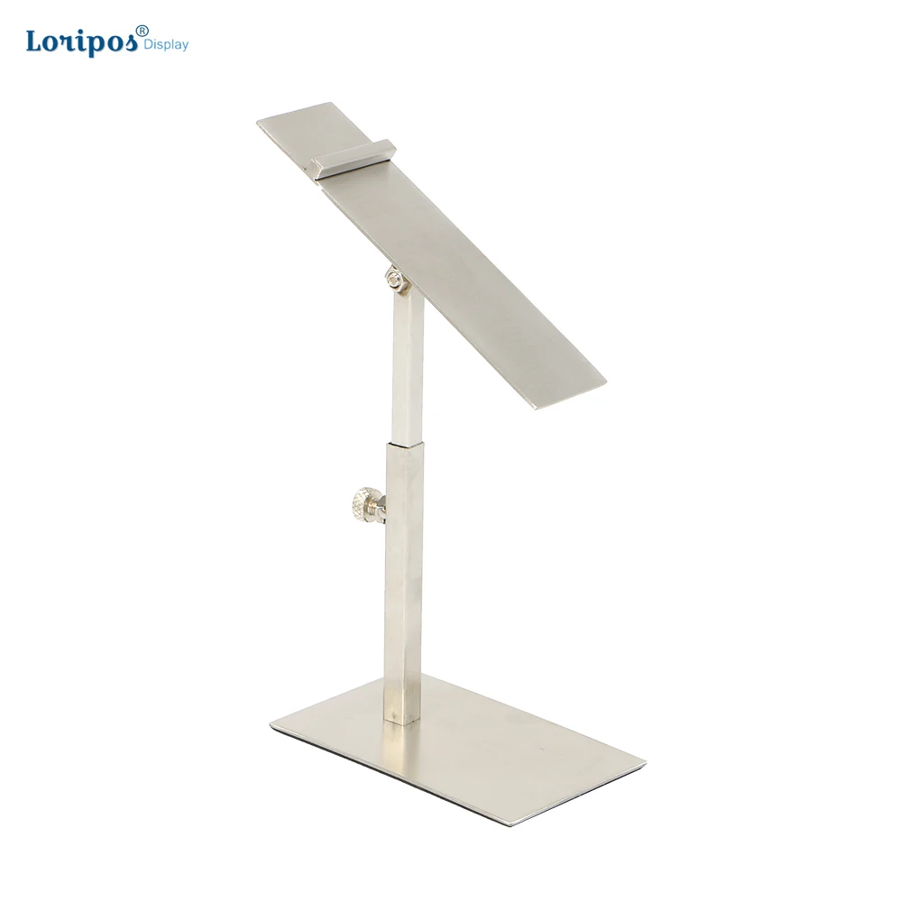 Матовая серебристая металлическая стойка обуви из нержавеющей стали Подставка