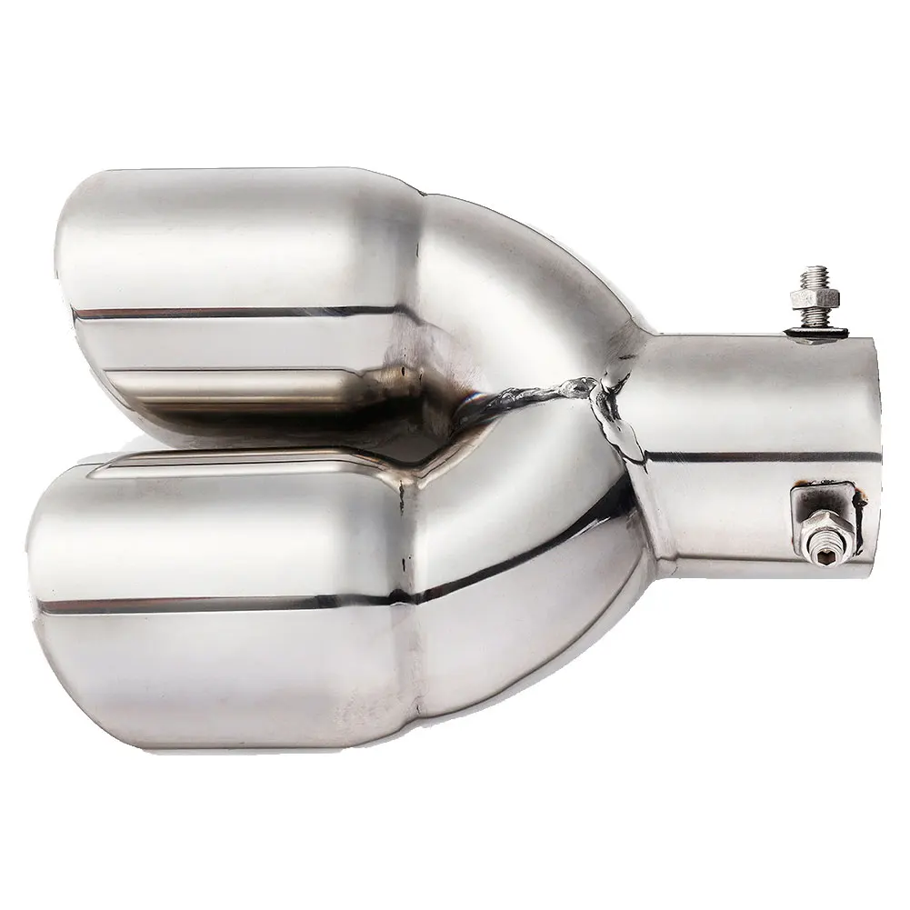 Универсальный двойной выход из нержавеющей стали автомобильный