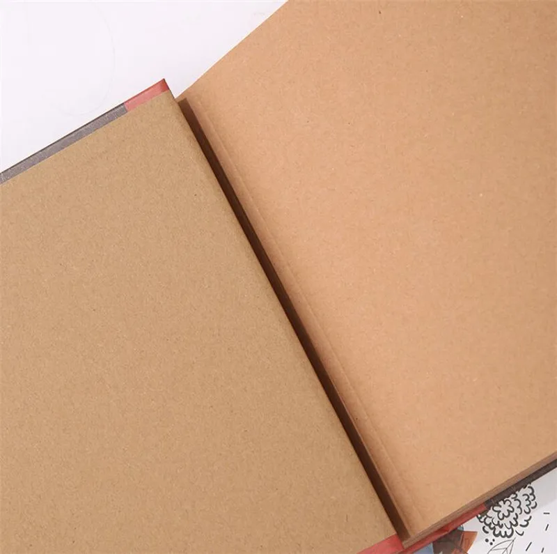 Винтажные листы из крафт бумаги альбом для фотографий Приключения 40 страниц