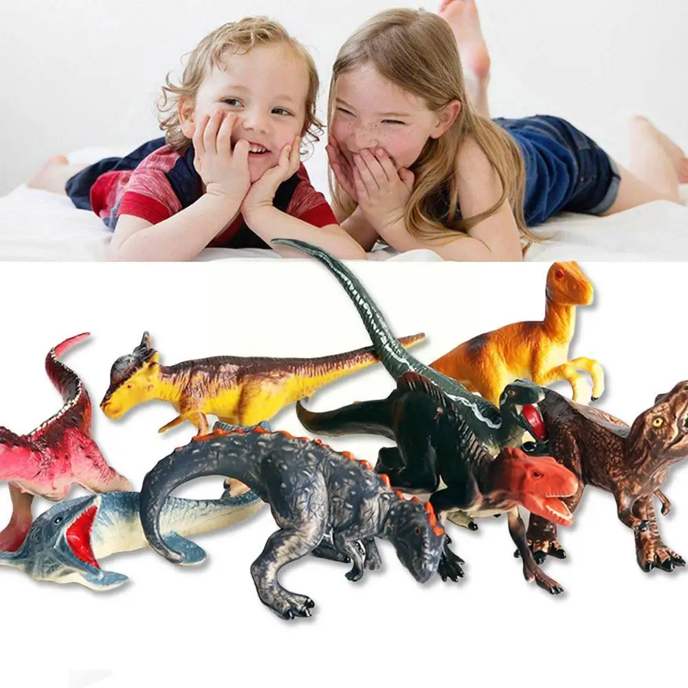 

8pcs Big Size Dinosaur Toys Animals Model Toy Set Action Figure Dinosaur Children Simulation Toys For Boys Gift
