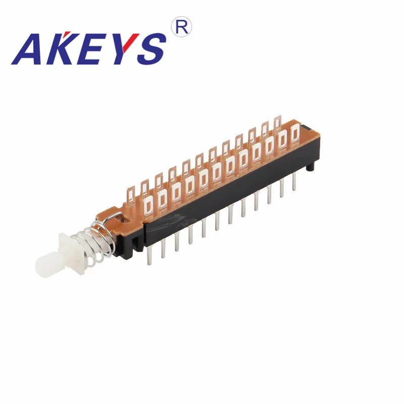 

10PCS PBS-82H18 24pins KAN-Z8 Straight key switch for Tv set