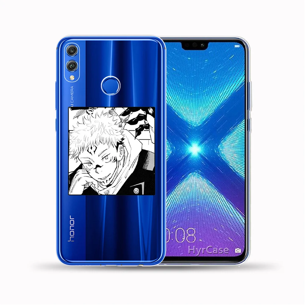 huawei silicone case Cửu Âm Chân Kinh Kaisen Anime Dễ Thương Ốp Lưng Điện Thoại Huawei Honor 30 9 10 20 10X Lite Pro 10i 20i 8X 9X y9 NOVA 3 3I Mềm Mại Ốp Lưng Silicon waterproof case for huawei