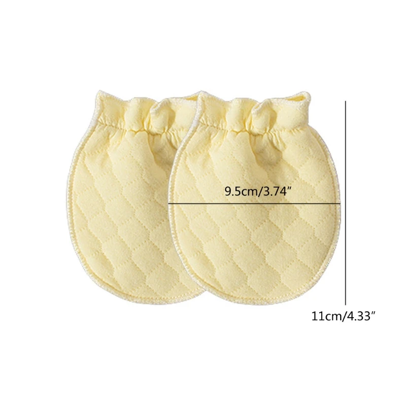 

1Pair 3Pair Cotton Gloves Newborn Baby Protection Face Anti Grasping Anti Scratching Mittens Warm Winter Glove