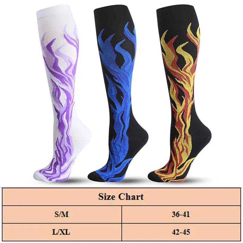 

Compression Stockings Men Outdoor Sports Socks Compression Socks Running Fast-drying Breathable Adult Sports Socks 1 Pairs