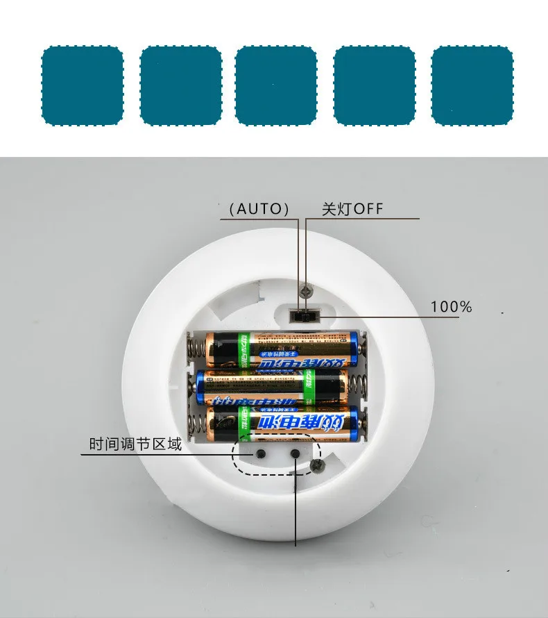

NEW Smart Home Night Light, Bedroom Bedside Wake-up Light, Time and Temperature Display, LED Human Body Induction Light