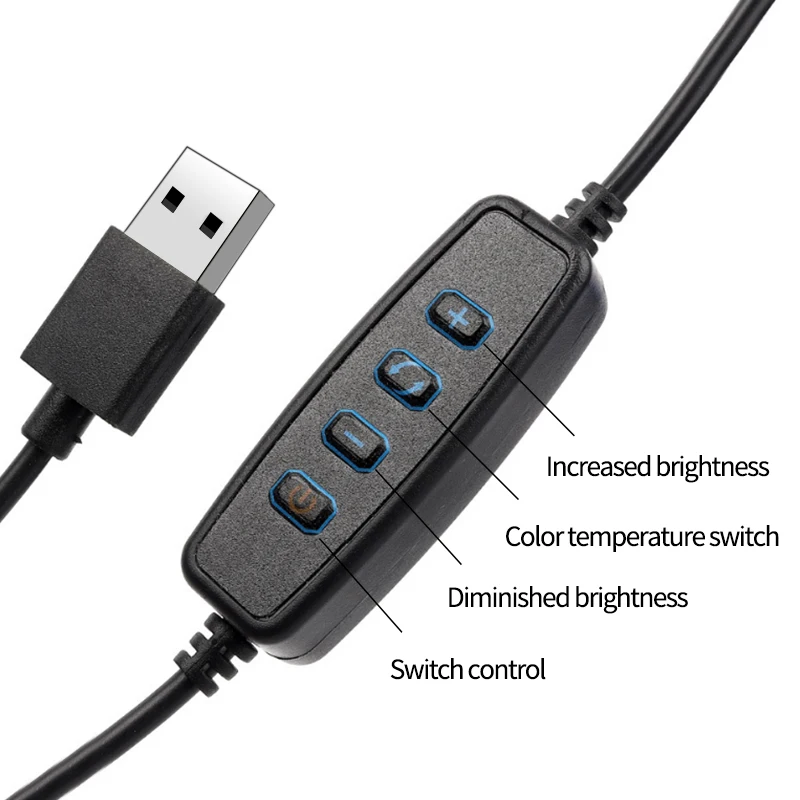 Светодиодный кольцевой светильник 16 см USB Питание мобильный телефон держатель со