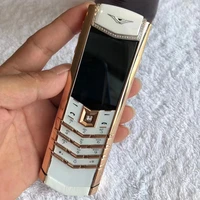 Refurbished Original 1 1 VERTU Mobile Phone High-end Customized Mobile Phone Single Row Diamond Luxury Quality