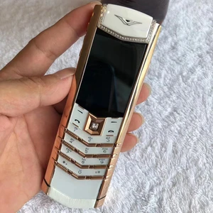 refurbished original 11 vertu mobile phone high end customized mobile phone single row diamond luxury quality free global shipping