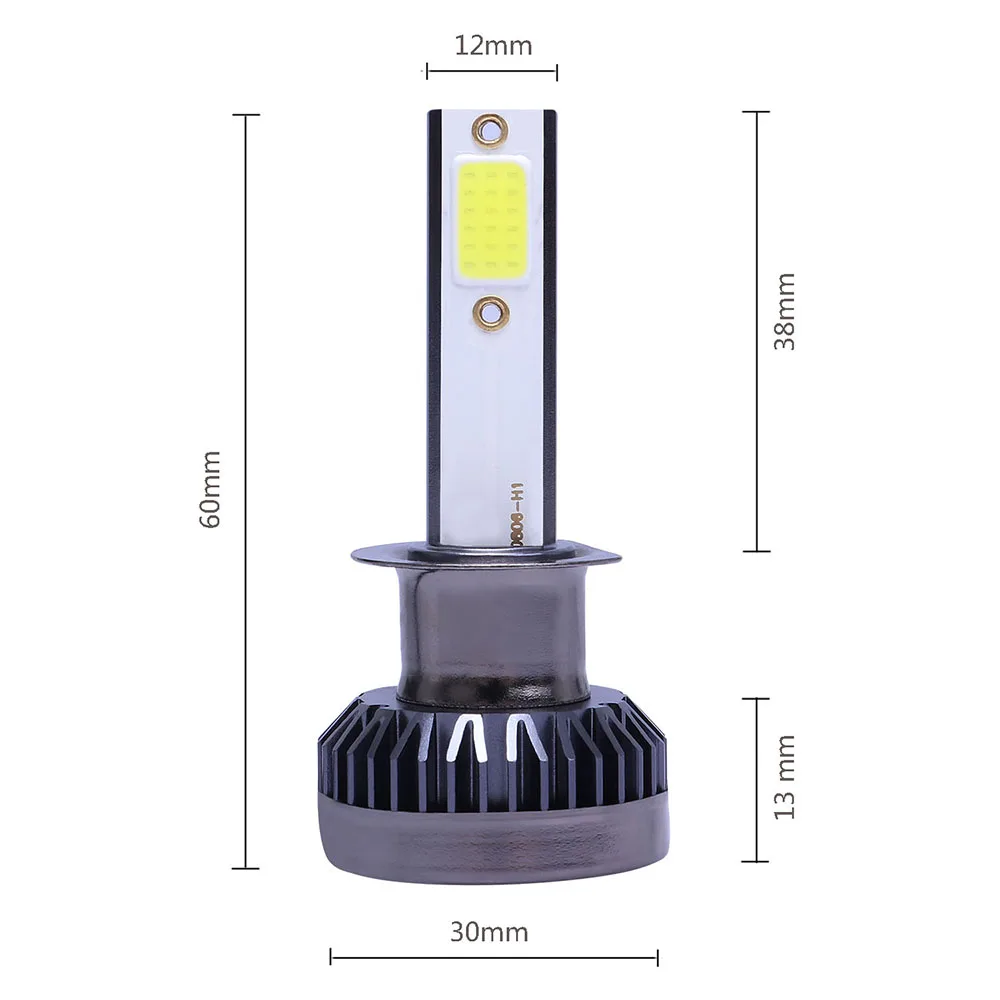 

H1 8000K MINI LED Headlight Bulb Hi/Lo Beam Foglight DRL 8000K Ice Blue