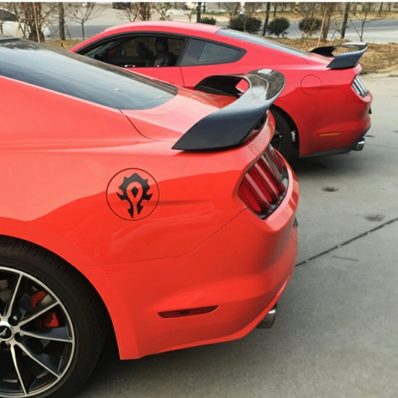 

GT ABS material sun visor tail bag trunk primer color, suitable for Ford Mustang 4 segment spoiler 2015-2017