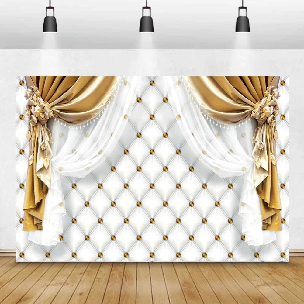 

Photo Backdrop Headboards Curtain Bedroom Surface Diamond Pattern Photography Background Happy Birthday Baby Shower Photocall