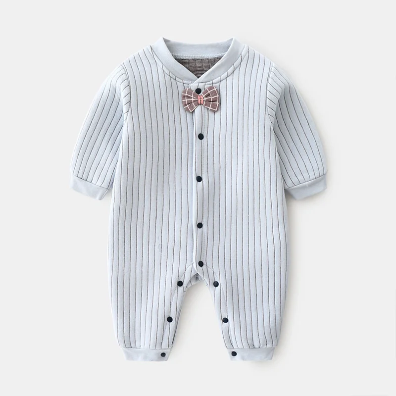 

Autumn & Winter Newborn Baby Clothes Solid color Bodysuits Baby Boy Romper Warm Infant Baby Boy Girl Soft Warm Jumpsuit Pajamas