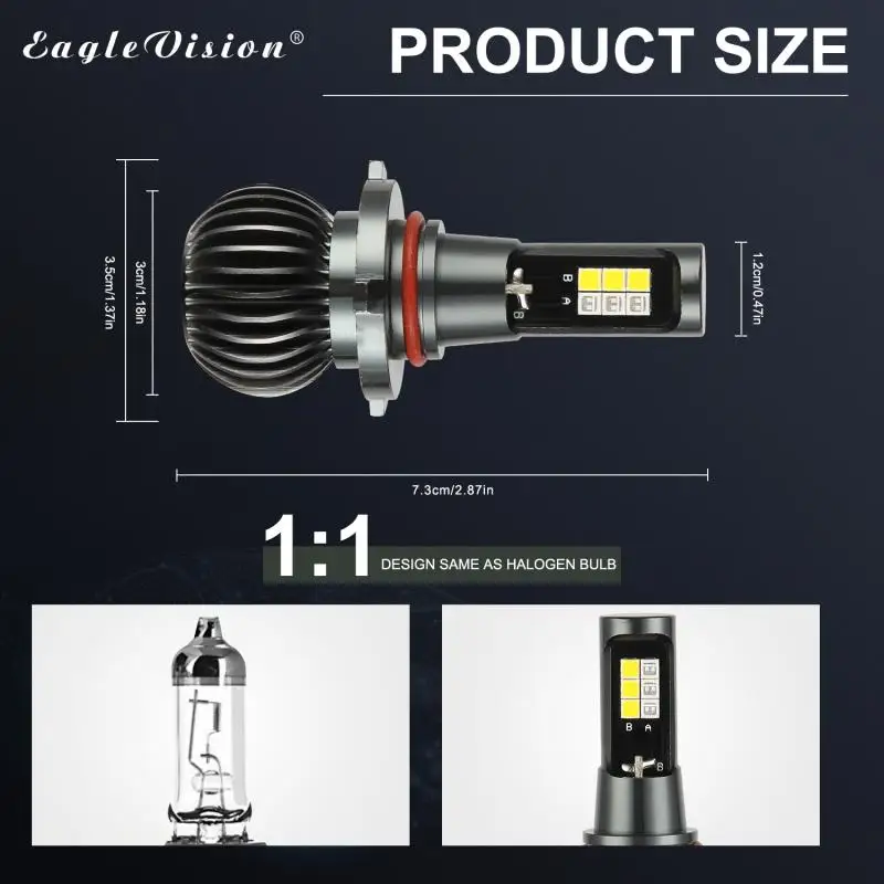 Universal EV14 H1 H3 Led H7 LED Car Light Auto Headlight Bulbsled Fog Truck Headlights Accessories | Автомобили и мотоциклы
