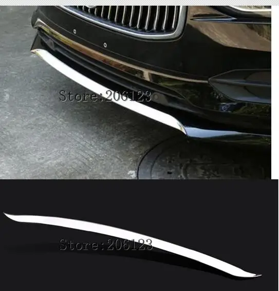 Передний бампер из нержавеющей стали для Volvo S90 2016 2017 2018 ремни отделки аксессуары