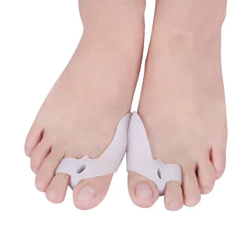 

Forefoot Insole Pads Toe Straightener Thumb Valgus Protector Silicone Gel Foot Fingers Toe Separator Bunion Adjuster Feet Pads