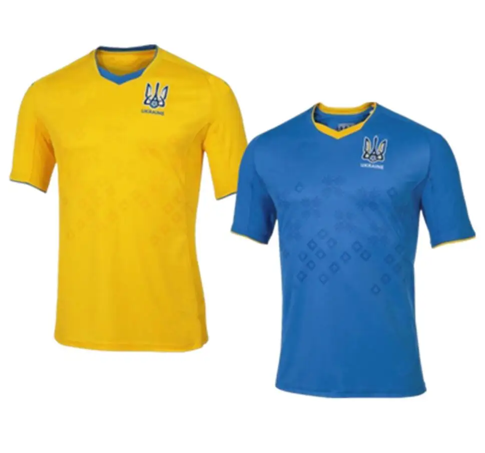 

men 2021 2022 Ukraine Home Away jogging Tracksuit T Shirt